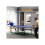 9FT Folding Table Tennis Table with Four Wheels, for Indoor Use, Blue 4
