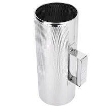 Stainless Steel Guiro Instrument with Scraper 12.8 Inch Bright Tone for Latin Band and Classroom