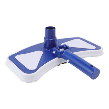 Weighted Pool Vacuum Head with Wheels and Side Brushes for Swimming Pools, Water Parks, Aquariums