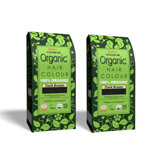 RADICO NATURAL ORGANIC ΣΚΟΥΡΟ ΚΑΣΤΑΝΟ ΒΑΦΗ ΜΑΛΛΙΩΝ