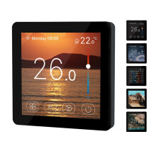 Wifi Smart Heating Thermostat Digital Colour Touch Screen 7-Day Programmable