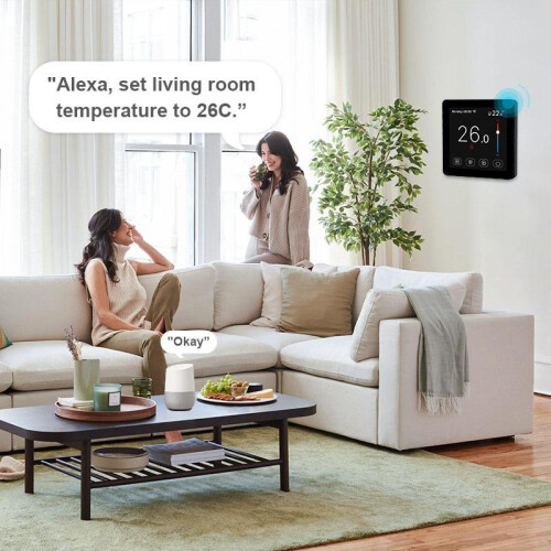 Lowenergie Wifi Smart Heating Thermostat Digital Colour Touch Screen 7-Day Programmable 2