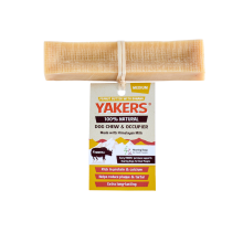 YAKERS Himalayan Dog Chew Bars, Natural Dog Chews - Peanut Butter & Banana Medium (Pack of 2)