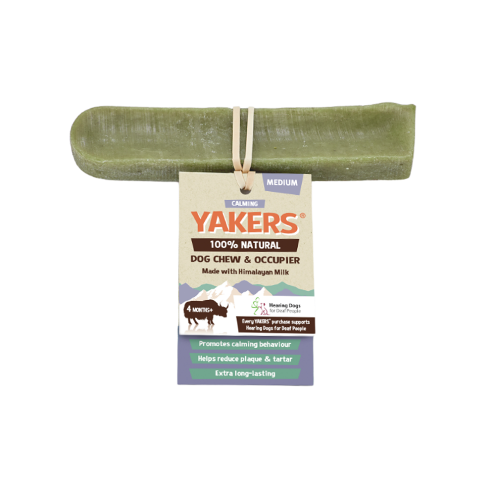Yakers Himalayan Dog Chew Bars, Natural Dog Chews - Mint Medium (Pack Of 2)