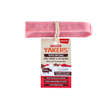 YAKERS Himalayan Dog Chew Bars, Natural Dog Chews - Strawberry Medium (Pack of 2)
