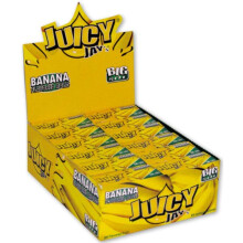 Juicy Jay 18639 s King Size Flavored Rolls Banana-24 Rolls of 5 m Paper