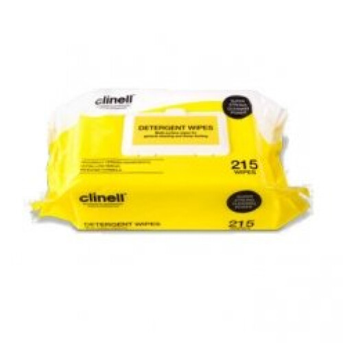 Clinell Clinell Detergent Wipes (Pack of 215) (CDW215)