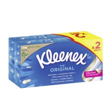 Kleenex Original Tissues Duo Box 3-Ply 12 x (2 x 72 Tissues)