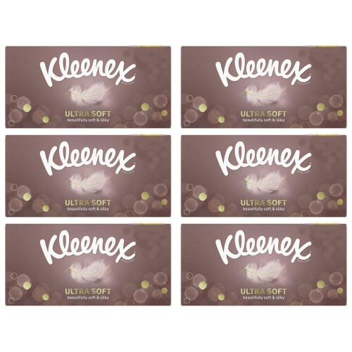 Kleenex Kleenex Ultra Soft Facial Tissues ? 6 Standard Tissue Boxes