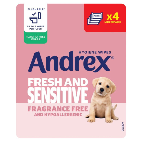 Andrex Andrex Fresh & Sensitive Hygiene Wipes 4 x 30pk