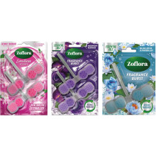 Zolfora Rim Block Mixed Fragrence Bundle - Blue Lotus & Waterlily - 1x48g, Midnight Blooms - 2x48g & Sweet Freesia & Jasmine - 2x48g