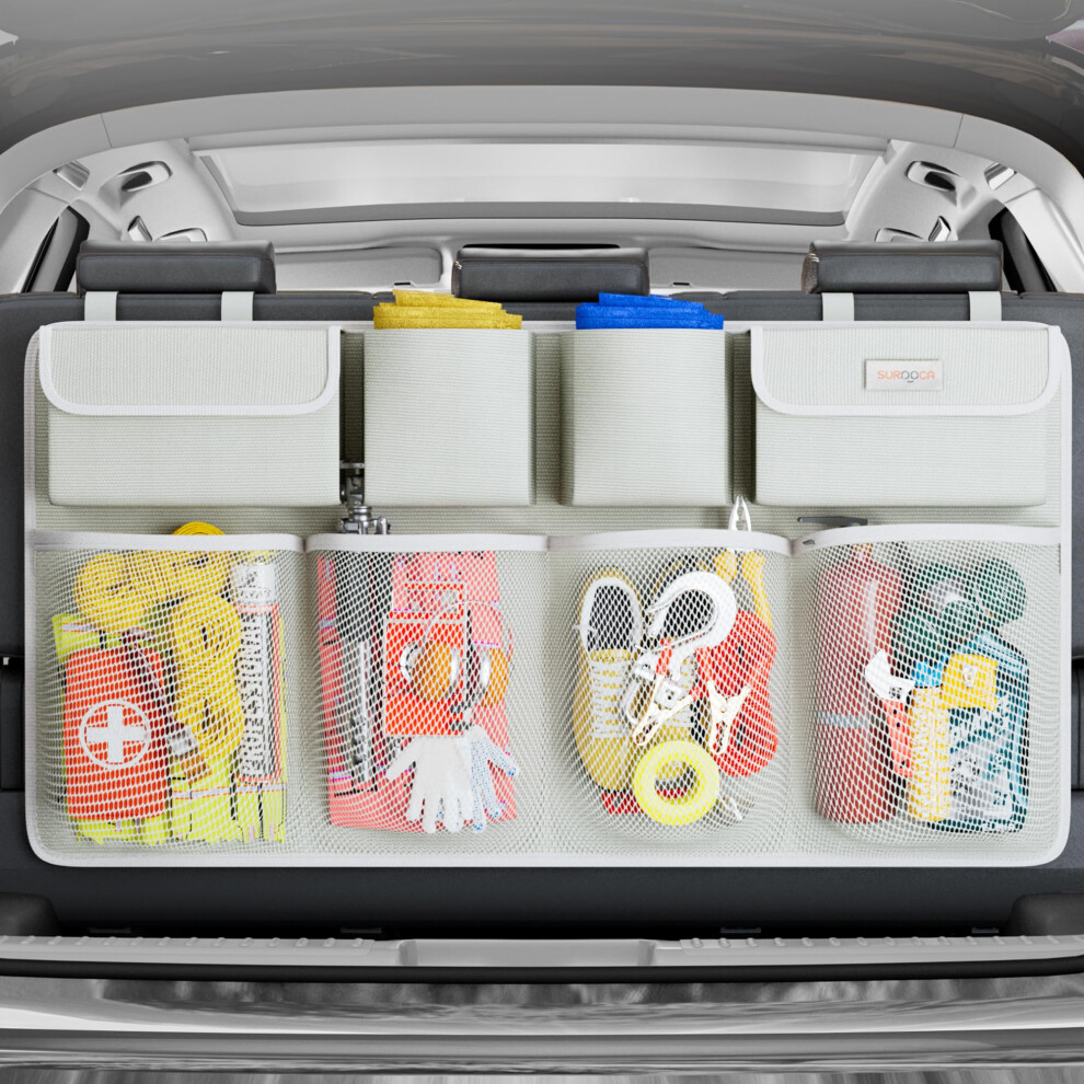 Surdoca Car Boot Organiser - 3Rd Gen, Double Capacity, Equipped With S 69364761