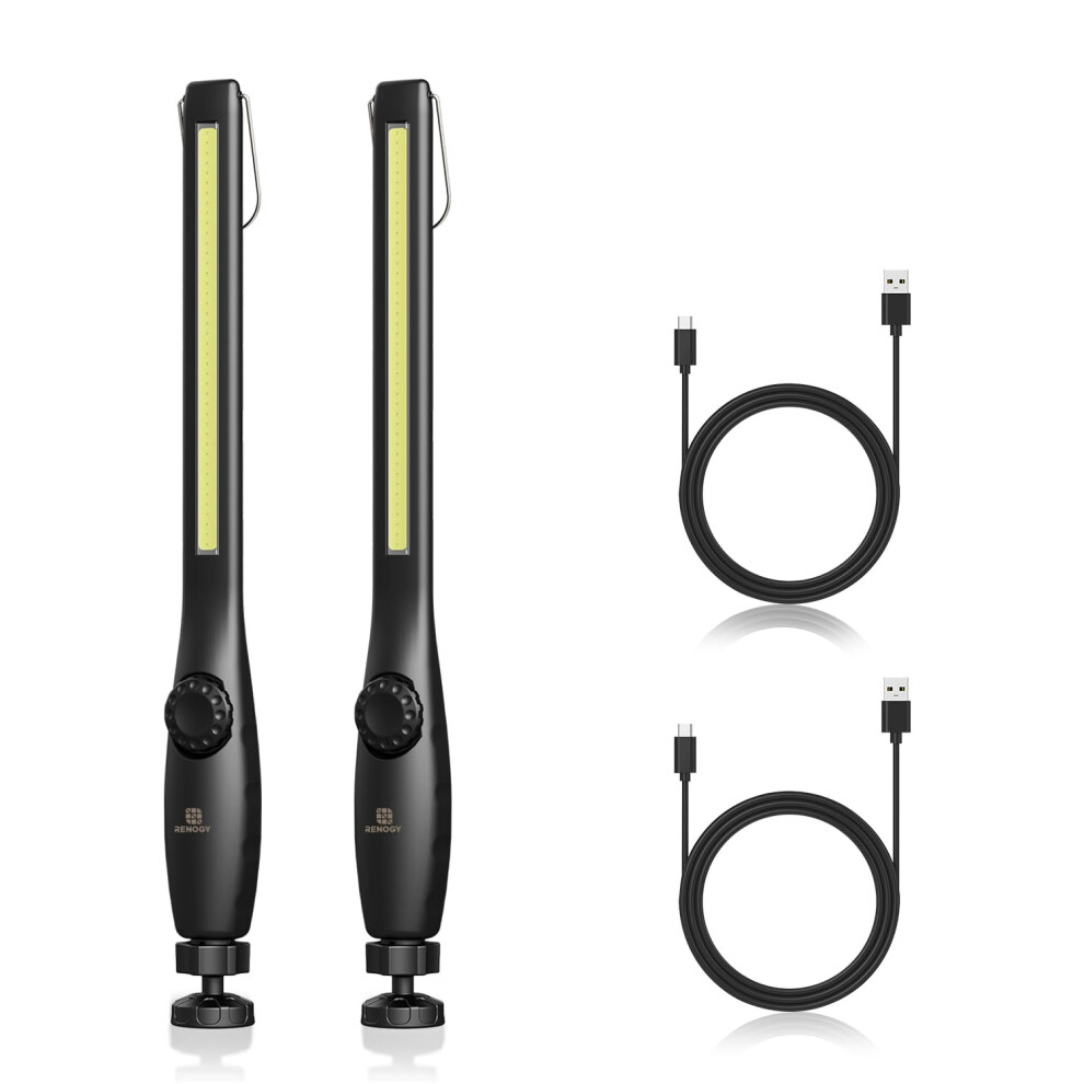 Renogy Led Work Lights, 700 Lumens Rechargeable, 2200Mah, Portable Mag 37240592