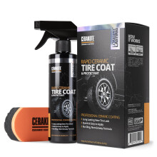 CERAKOTE Rapid Ceramic Tire Coat – Showroom New Tire Shine – Deep Tire