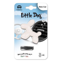 Little Dog LD002 3D Animated Air Freshener - Blue, White, 22 g (Pack o