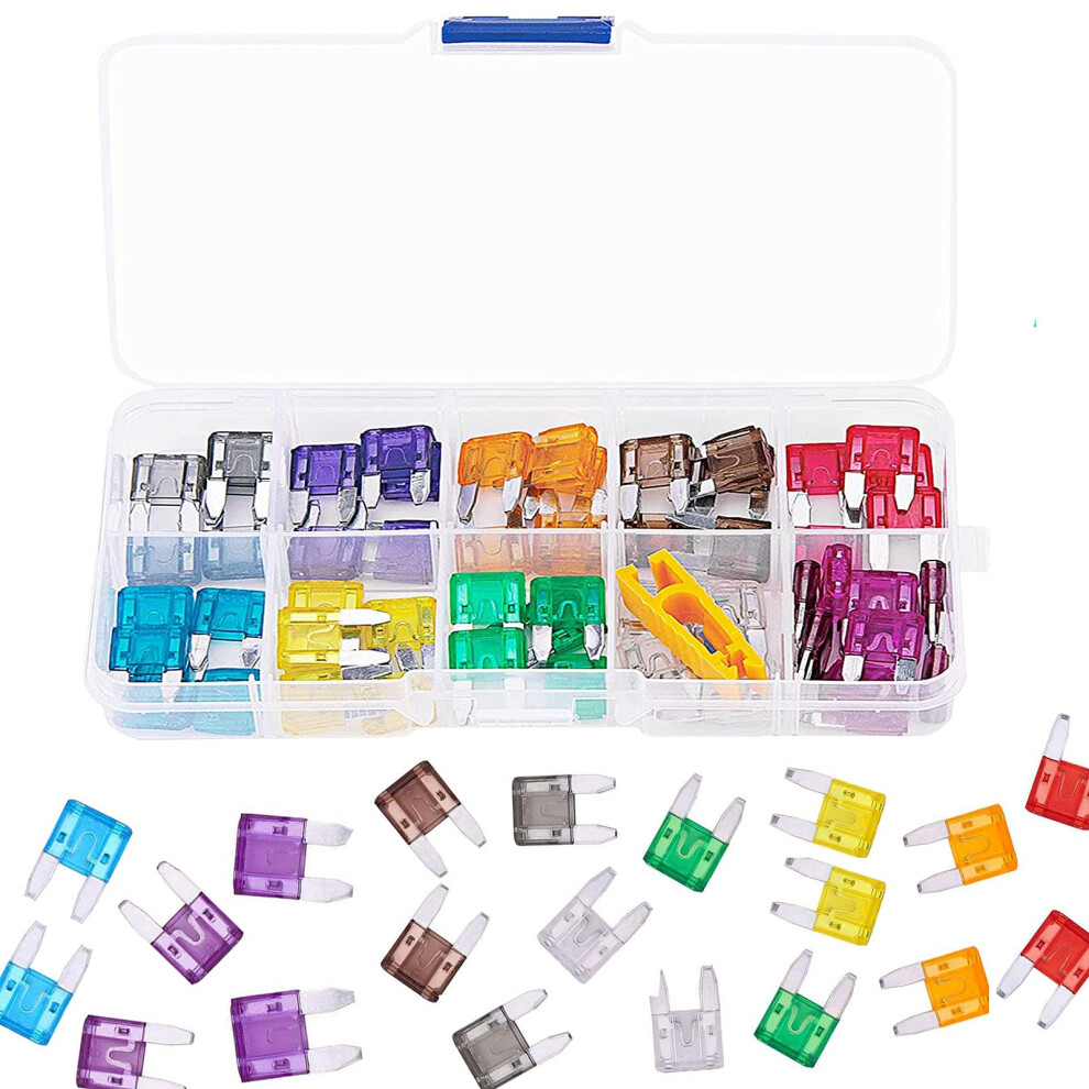 Micro Mini Standard Mix Blade Fuses Assorted, Car Fuses Assorted Auto 81708994