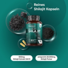 Pure Himalayan Shilaajit 20000MG 180 Vegan Capsules Energy Vitality Boost