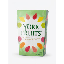 350g York Fruits Box | Classic Assorted Fruit Jellies | Soft Chewy Sweet Treat Gift