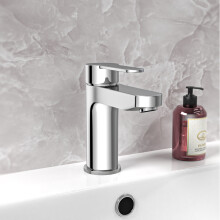 Modern Round Chrome Design Bathroom Basin Single Lever Mono Mixer Tap