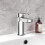NES Home Modern Round Chrome Design Bathroom Basin Single Lever Mono Mixer Tap 1