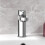 NES Home Modern Round Chrome Design Bathroom Basin Single Lever Mono Mixer Tap 5
