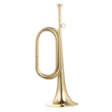 Copper Bugle Trumpet for Beginners Clear Natural Tone Lightweight School Band Instrument Durable