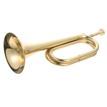 Bugle Trumpet for Beginners with Clear Traditional Tone, Vintage Style Brass Military Horn