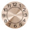 Quartz Clock Movement Replacement Kit with Minimalist Aluminum Dial for DIY Wall Clock 1