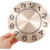 Quartz Clock Movement Replacement Kit with Minimalist Aluminum Dial for DIY Wall Clock 2