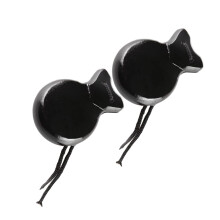 Wooden Finger Castanets with Clear Percussion Sound for Dance and Music, Durable and Comfortable Grip