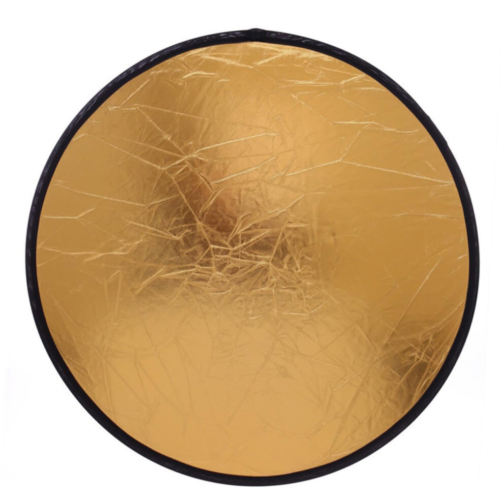 Photography Reflector Collapsible Reflector For Portrait Macro Still Life With Accurate Color Temperature Gold/Silver/Light 9164114587374