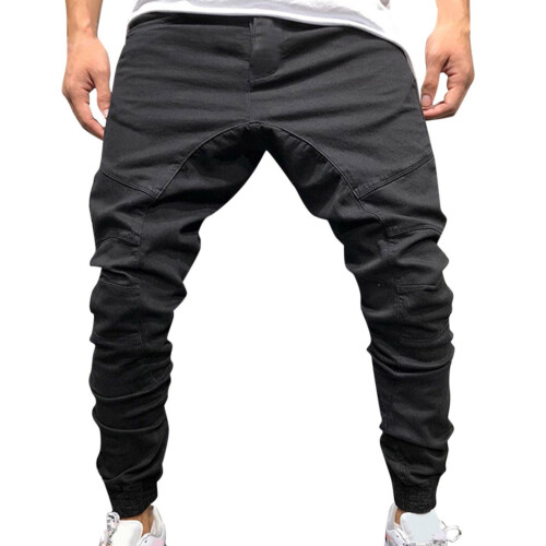 Sehao ανδρικό παντελόνι jogger, Casual αθλητικό παντελόνι με τσέπες με φερμουάρ, ανδρικό