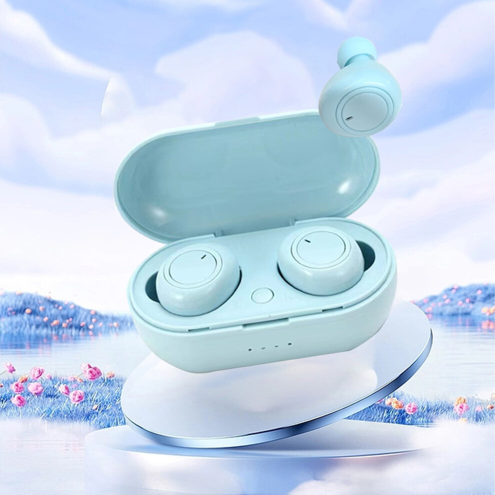 Karymi Mini Earplug Bluetooth 5.0 Wireless Earphones, Macaron Color, Bilateral Stereo, Compatible With Iphone & Android 9395123809656