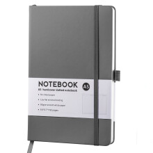 Cahier JWDX A5, 96 feuilles lignées, reliure élastique, poche intérieure, papier épais de qualité supérieure, compatible avec les recharges –