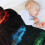 Ηλεκτρική κουβέρτα κιθάρας με κόκκινη πράσινη μπλε φωτιά 40"x50" εξαιρετικά μαλακή 7