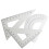 Vividcraft Drafting Tools 4pcs/pack Students Drawing School Supplies Set Square Metal Stainless Triangle Ruler Protractor Set Q8A7 6