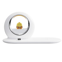 Tarmeek 3-in-1 draadloos oplaadbaar nachtlampje 15W, snelladen voor telefoon en oordopjes met houder, compatibel met iPhone en AirPods