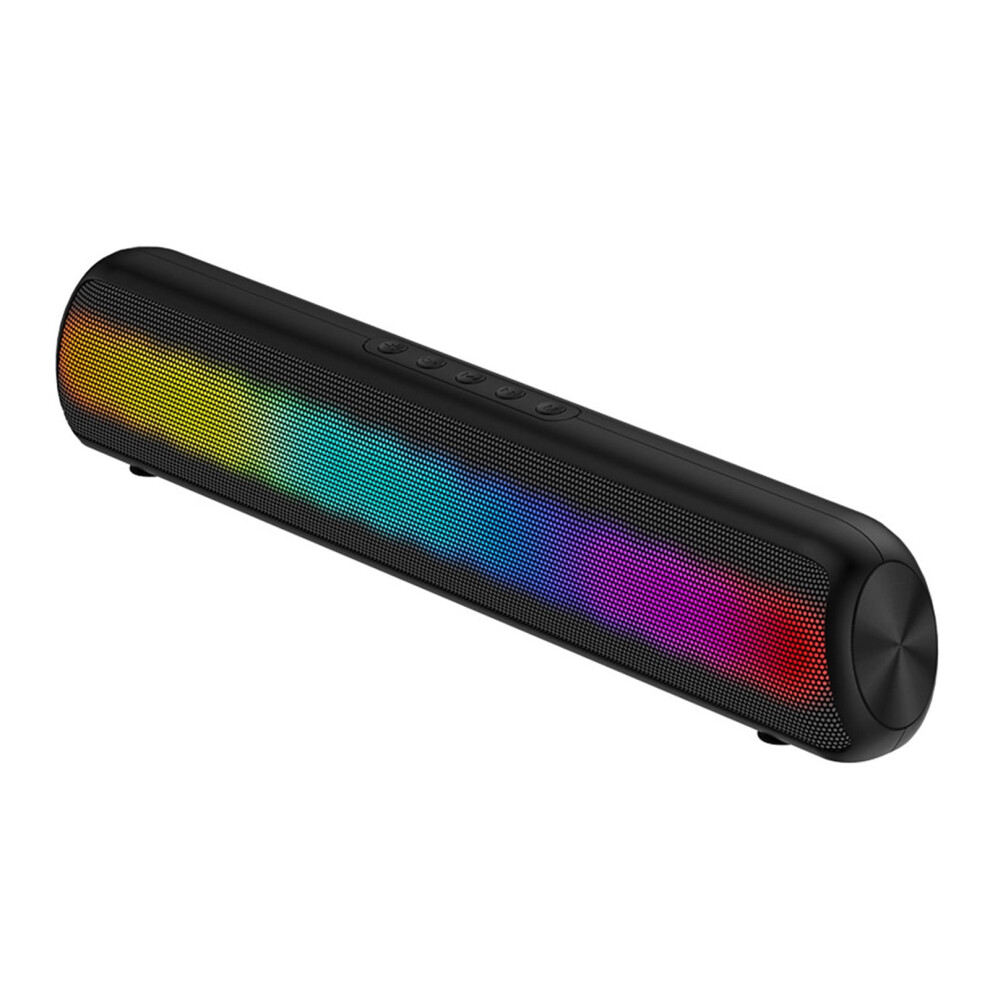 Valseel Luminous Bluetooth Speaker Hifi Sound Quality Speaker Desktop Colorful Small Audio Outdoor Subwoofer Light 9395123903064