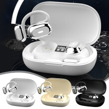 Écouteurs sans fil Bluetooth 5.4 Jacenvly, confortables à porter, son stéréo, autonomie ultra longue.