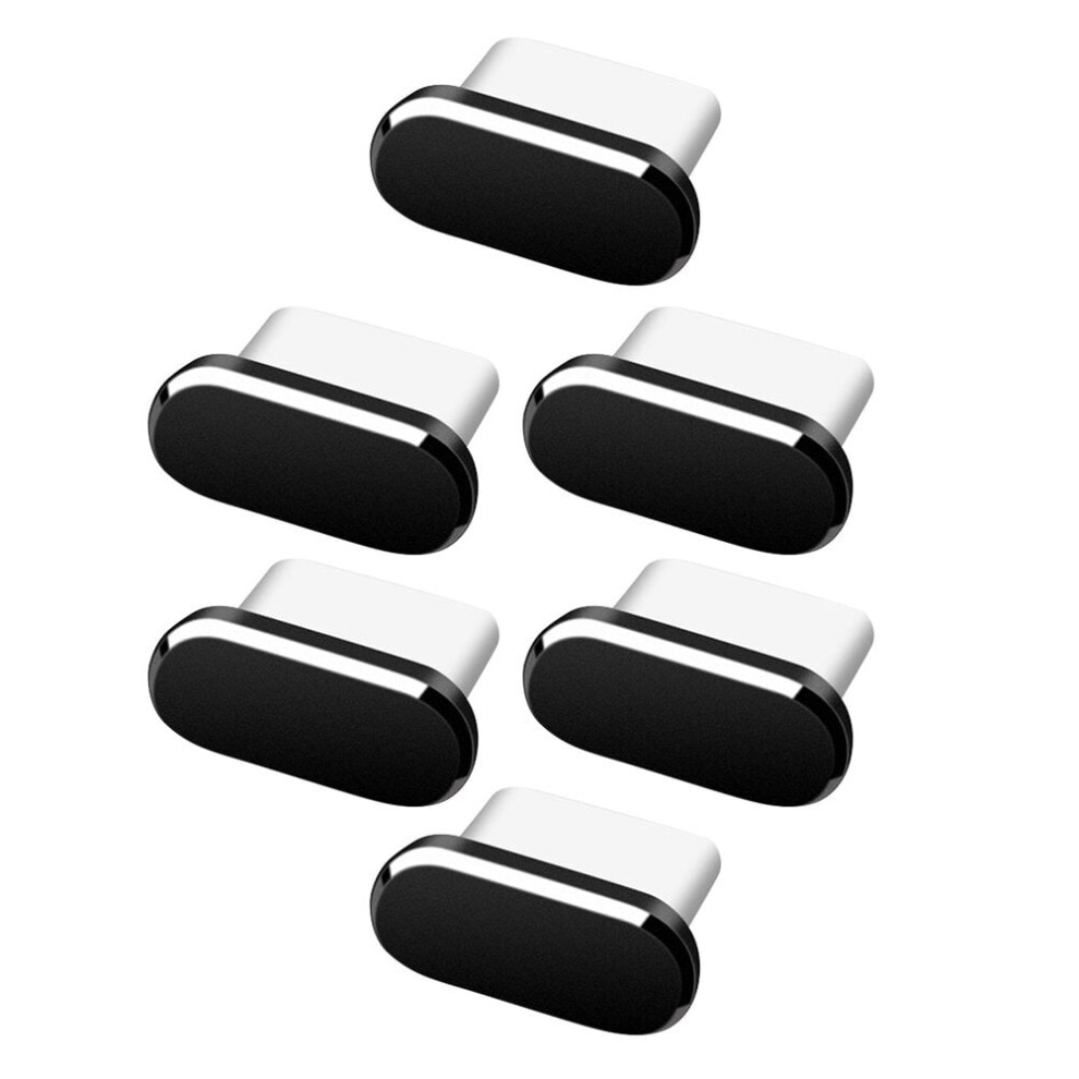 Cell Phone Charger Typec Dust Plug Mobile Accessories Chargers Case Protector 6 Pcs 9395123903545