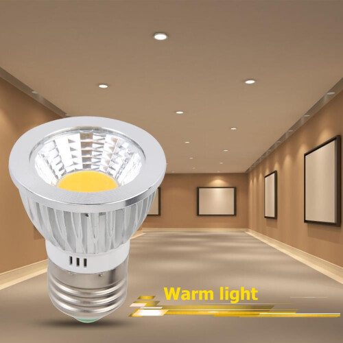 Aousin COB Spotlight 9W LED φώτα E27AC85-265V Λάμπα Διακόσμηση (Ζεστό Λευκό) 2