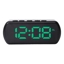 Reloj despertador digital DGOO Simples LED con gran pantalla digital, moderno, con múltiples funciones, ideal para escritorio, mesita de noche,