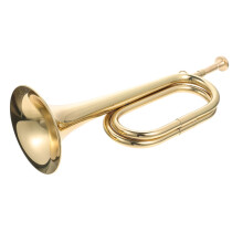 Beginner Bugle Trumpet with Clear Crisp Sound, Lightweight Copper for School Band and Orchestra