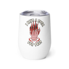 Divertido vaso de vino de brujería wicca, tengo un hechizo para eso.