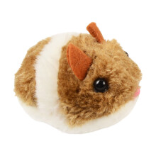OOKWE Interaktives Katzenspielzeug Maus, bewegliche automatische Maus, Plüschhamster für Bewegung