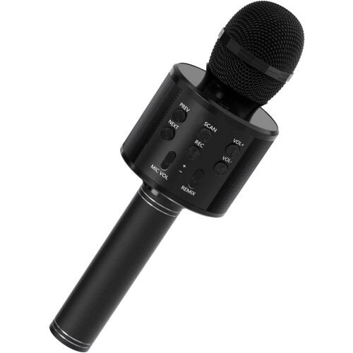 Ασύρματο μικρόφωνο καραόκε Bluetooth, φορητό παιχνίδι χειρός για παιδιά και ενήλικες,