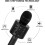 Ασύρματο μικρόφωνο καραόκε Bluetooth, φορητό παιχνίδι χειρός για παιδιά και ενήλικες, 2