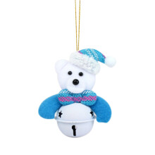 Kerstman/sneeuwpop hanger, kerstboomversiering, kerstartikelen, kerstbelletjes hanger