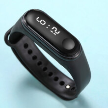 Kids 3D Cute Cartoon Digital Watches Waterproof Sports LED Black