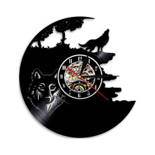 Wanduhr „Wolf Of The Vintage“ aus Vinyl-Schallplatte – jetzt im Ausverkauf!